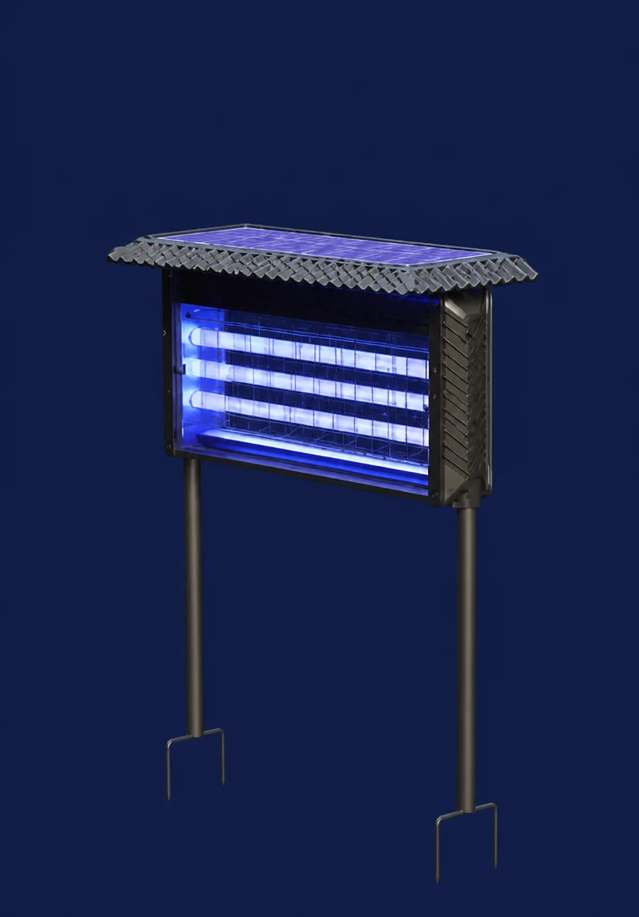 919C solar mosquito-killer lamp catalogue illustration