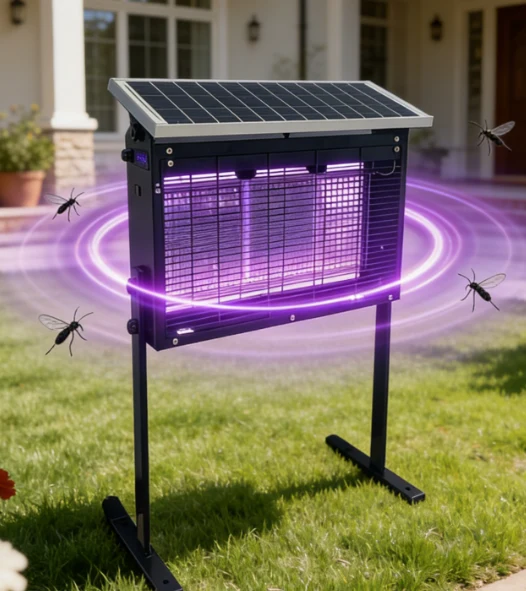 919F solar mosquito-killer lamp catalogue illustration